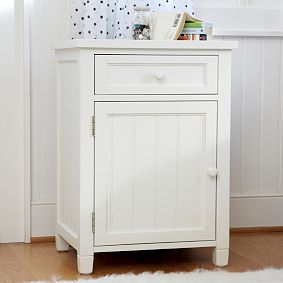 Beadboard Cabinet Nightstand