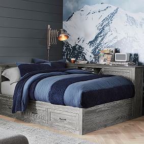 Bold Stripe Sherpa Comforter