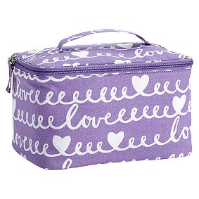 Sweet Dreams Large Beauty Case, Purple Loops A Lot