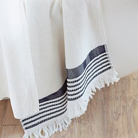 Boho Fringe Bath Towels