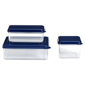 C-Thru Lunch Containers, Set of 3