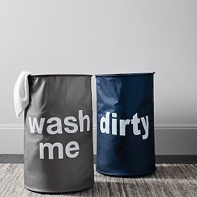 Duffle Laundry Hamper with Crossbody Strap