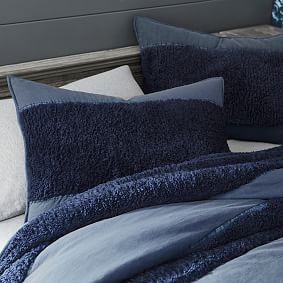 Bold Stripe Sherpa Comforter