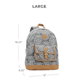 Northfield Black Paisley Backpack