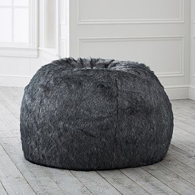 Large Baloo Faux-Fur Bean Bag Chair