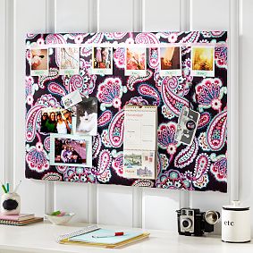 Black Paisley Pin-It Pinboard