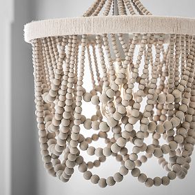 Draped Bead Chandelier