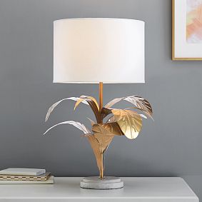 Palm Leaf Table Lamp