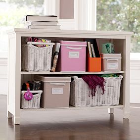 Beadboard 2-Shelf Bookcase