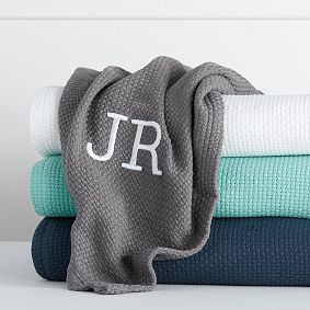 PBteen Classic Organic Cotton Bed Blanket