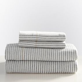 Recycled Jersey Stripe Sheet Set
