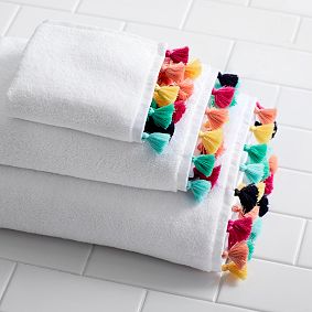 Tassel Bath Washcloth