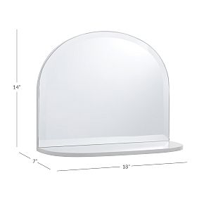 Mirrored Display Shelf