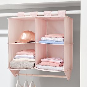 Hanging Closet Double Bar Organizer
