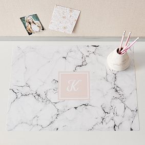 Marble Personalized Desk Mat