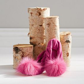 Sugar Puff Slippers, Pink Magenta