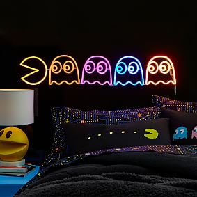 PAC-MAN Ghost Chase Neon Wall Light