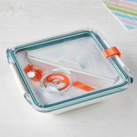 Black &amp; Blum Olive/Coral Lunch Box