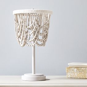 Draped Bead Table Lamp