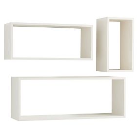 Nesting Cube Shelves, Set of 3