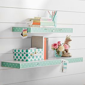 Preppy Pool Dottie Shelving