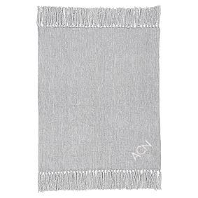 Chenille Fringe Throw