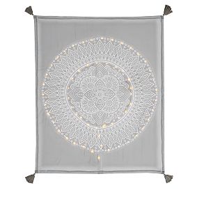 Fairy Light Mandala Tapestry