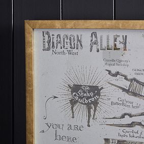 Harry Potter™ Framed Diagon Alley™ Art, 40"x16"