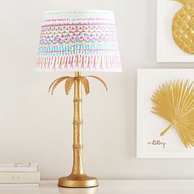 Lilly Pulitzer Polished Palm Table Lamp | Teen Lamp | Pottery Barn