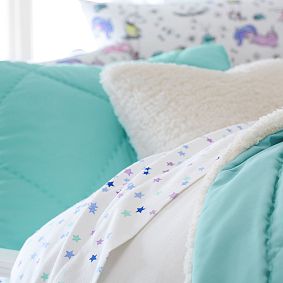 Clustered Stars Organic Flannel Sheet Set