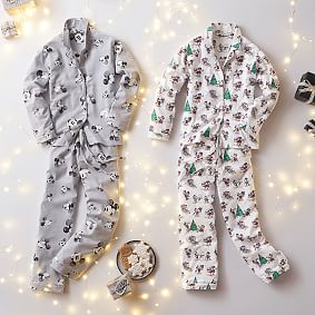 Disney Mickey Mouse Holiday Flannel Pajama Set