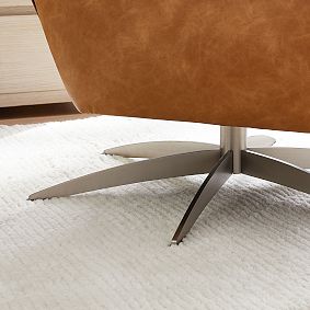 Faux Leather Caramel Lennon Lounge Recliner Chair