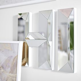 "Hi" Beveled Mirror