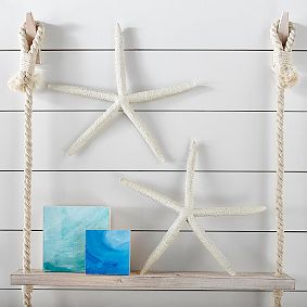 Resin Starfish Decor, Set Of 2