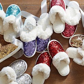 Sequin Slippers