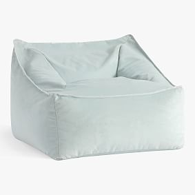 Large Performance Everyday Velvet Light Pool Modern Lounger