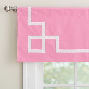 Emma Ribbon Trim Valance