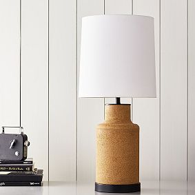 Cork Base Table Lamp