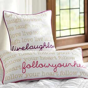 Metallic Inspiration Pillow Cover
