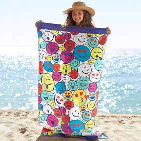Emoji Beach Towel UPF 50+