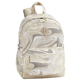 Northfield Gold Marble Metallic Backpack