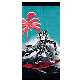 Surfin Monkey Teen Beach Towel | Pottery Barn Teen