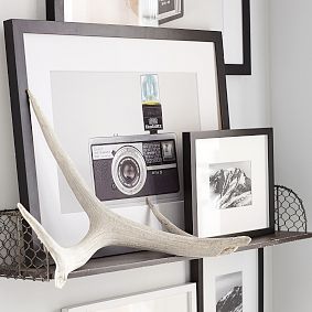 Vintage Camera Framed Art, 28"x21"