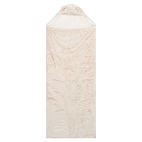 Faux Fur Sleeping Bag W/ Hood, Polar Bear