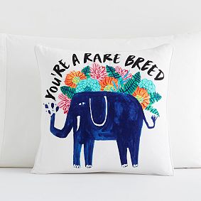Jungle Fever Elephant Pillow Cover
