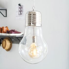 Light Bulb Plug-In Pendant