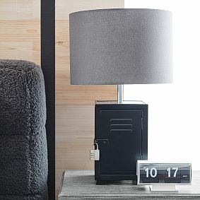 Locker Storage Table Lamp