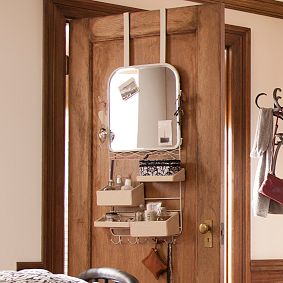 Over The Door Mirror Rack
