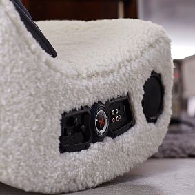 Sherpa Ivory Modern Media Gaming Chair