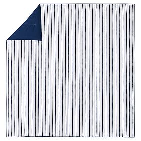 Market Stripe Comforter, Royal Navy